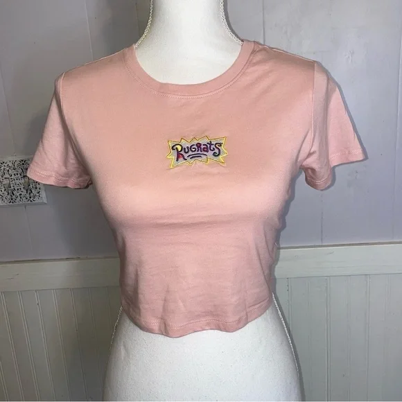 RUGRATS 90s Style Crop Top, baby tee, Graphic Tee - Picture 2 of 11